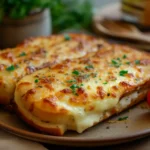 Freshly made authentic French croque monsieur recipe served warm on a rustic plate
