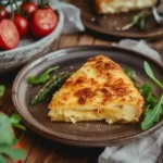 Croque Monsieur Recipe Vegetarian served fresh on rustic plate