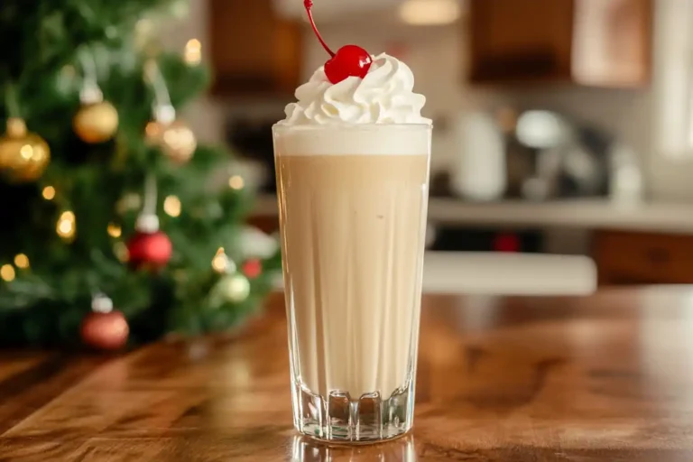 Baileys Irish Cream Shake without alcohol topped with whipped cream