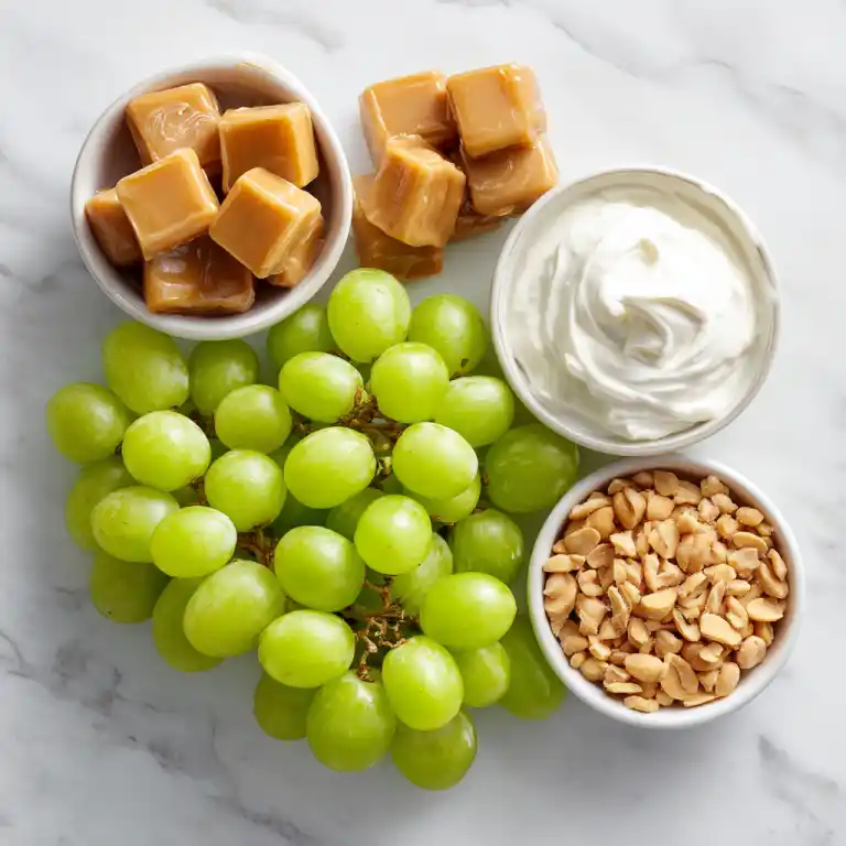 Caramel Apple Grapes Ingredients