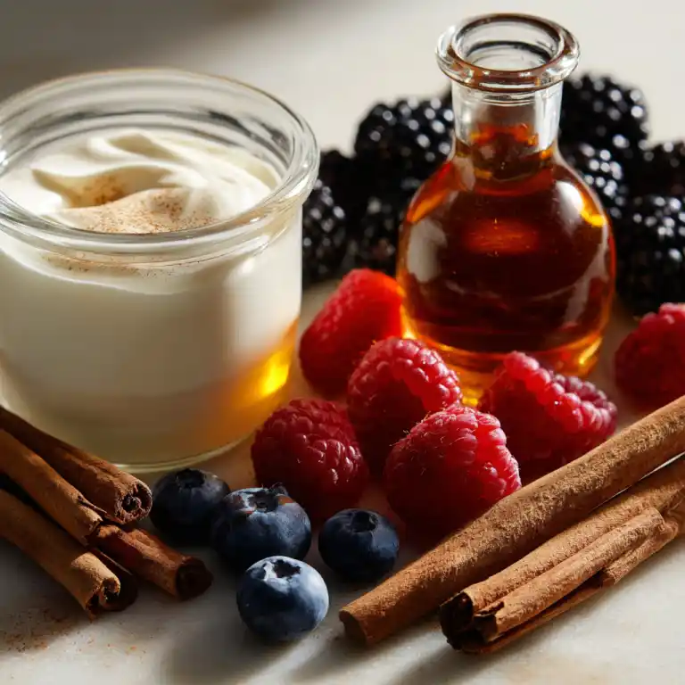 Frozen Greek Yogurt Bark ingredients
