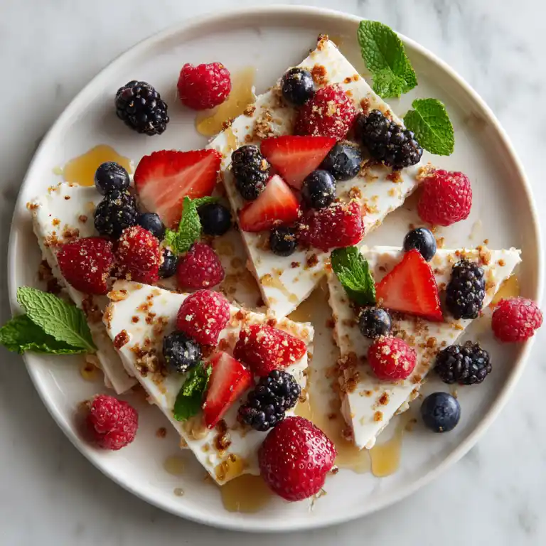 Serving Frozen Greek Yogurt Bark