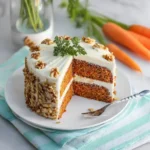 Classic carrot cake recipe with cream cheese frosting